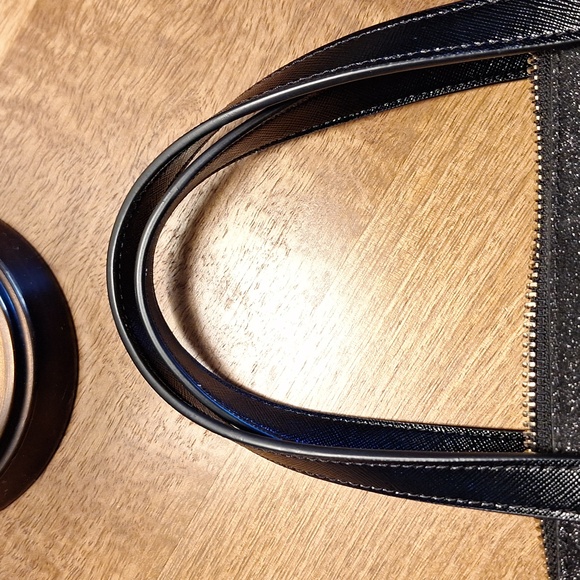 Kate Spade Lola Black Glitter Tote Bag - Picture 5 of 7